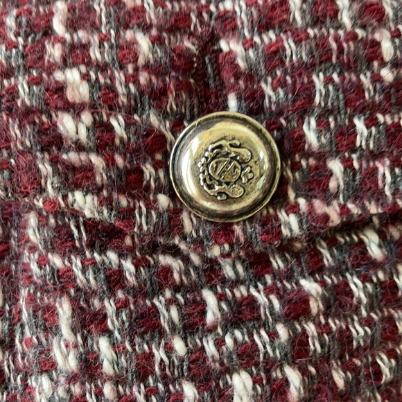 Sinequanone Burgundy Tweed Jacket NWOT - Picture 3 of 11